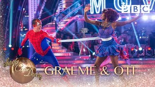 Graeme Swann & Oti Mabuse Charleston to 'Spiderman' - BBC Strictly 2018