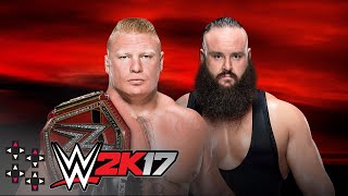 No Mercy: Braun Strowman vs. Brock Lesnar - Universal Championship Match - WWE 2K17 Match Sims