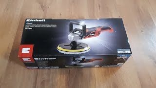 Einhell CC-PO 1100w / 2E Auto Polish machine Unpacking & Tutorial