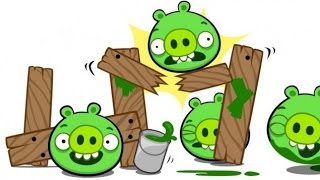 Энгри бёрдс на русском плохие свиньи / Angry Birds bad piggies