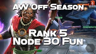 Alliance War vs ADMLR - Rank 5 Node 30 fun -  Marvel Contest Of Champions