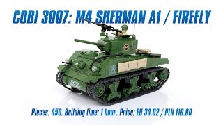 [COBI 3007] M4 Sherman A1 / Firefly review & speed build