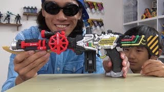 ライフルモード合体までたっぷり紹介!!【仮面ライダービルド】バルブ回転 DXスチームブレード＆変身煙銃 DXトランスチームガン