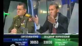 Как генерал напал на Жириновского в эфире программы Соловьева "К барьеру!"