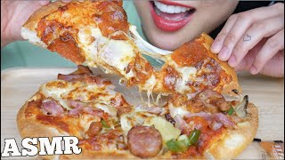 ASMR PIZZA (DELUXE PEPPERONI HAWAIIAN) EATING SOUNDS | SAS-ASMR
