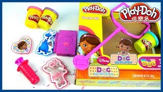 玩培樂多 play-Doh 迪士尼 小醫師大玩偶 麥芬醫生 遊戲組 玩具開箱