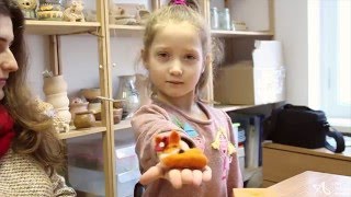 Валяние из шерсти в школе искусств AURUM