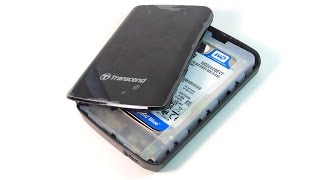 Как разобрать внешний жесткий диск Transcend TS500GSJ25D2