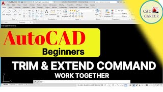 TRIM and EXTEND Command work together in Autocad