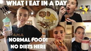 WHAT I ATE IN A DAY | REALISTIC & NORMAL | healthy but happy!