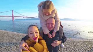 VLOG : СЛЁЗЫ на ГЛАЗАХ ! НЕУДАЧНЫЙ РОЗЫГРЫШ от ПАПЫ ! ЭКСКУРСИЯ ПО ЛИССАБОНУ