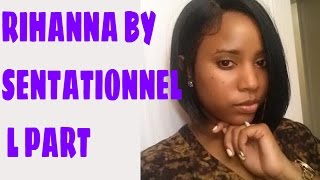 Sensationnel Synthetic Lace Front Wig Empress Edge L Part Rihanna