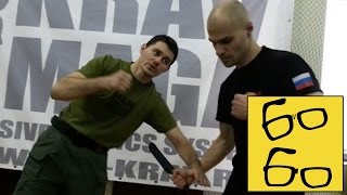 Защита против ножа в крав-мага (базовые принципы) — урок Егора Чудиновского по защите от атаки ножом
