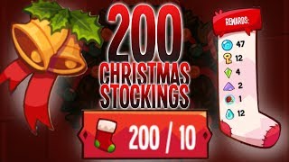 USING 200 CHRISTMAS STOCKINGS! | King of Thieves | ToxicBark