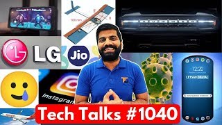 Tech Talks #1040 - Jio 2020 Cash Back, Instagram Hack, Coronavirus, 80W Charging, JioTV Camera