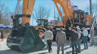 Huge Hyundai 1200 excavator at Bauma 2013