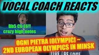 Vocal Coach Reacts to Dimash Kudaibergen – Ogni Pietra [Olympic] ~ 2nd European Olympics in Minsk
