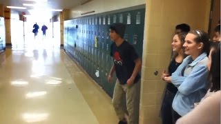 kid tries to impress girls, goes very wrong