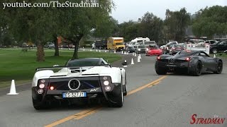 Monterey Car Week Day 4: McLaren P1, Pagani Zonda, Huayra, MC12 Corsa, Hennessey Venom GT