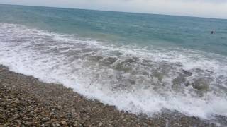 Бушующее море.  Черное море. п.Новомихайловский. Туапсинский район