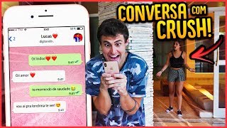 PEGUEI CELULAR DA MINHA AMIGA E ME DECLAREI PARA O CRUSH DELA!! - TROLLANDO AMIGA [ REZENDE EVIL ]