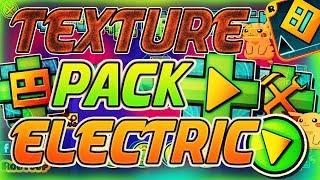 ¡TEXTURE PACK "ELECTRIC GD" PARA GEOMETRY DASH 2 11! - Raxter