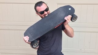 Metroboard Micro Slim Unboxing + Review = Super Carvy & Short Electric Skateboard!
