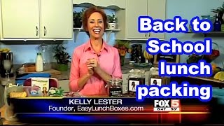 Back to School lunch packing ideas from EasyLunchboxes, Babybel and CA Raisins