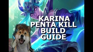 Insane Karina Build - Mobile Legends - Pentakill - Build - Guide - Giveaways - Glorious Legend