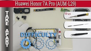 How to disassemble ? Huawei Honor 7A Pro (AUM-L29) Take apart Tutorial