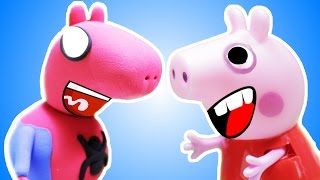 Мультфильмы для детей Свинка Пеппа Супергерои и Спайдермен Мультик из игрушек Человек Паук Peppa Pig