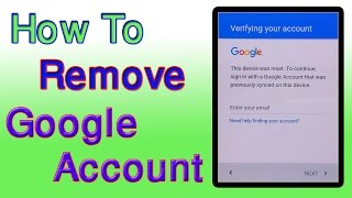 How to Remove Google Verifying Account Free 100%