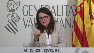 Oltra: 'S'elimina el copagament farmacèutic a pensionistes i persones amb diversitat funcional'