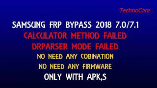 Samsung frp lock (bypass) new trick January 2018 without computer and without any combination file