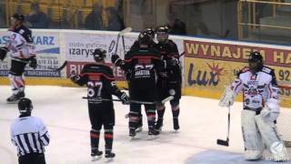 Nesta Mires Toruń - GKS Tychy / Skrót / Polska Hokej Liga [04.10.2015]