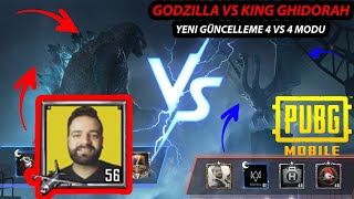 Yeni Oyun Modu | GODZILLA vs KING GHIDORAH 4vs4 Modu !! - PUBG Mobile