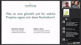 Webinar: Was ist eine gGmbH und für welche Projekte eignet sich diese Rechtsform?