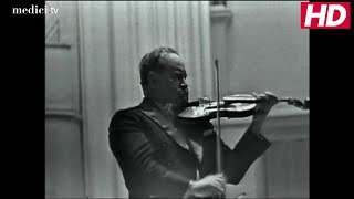 Gennadi Rozhdestvensky with David Oistrakh - Brahms: Violin Concerto in D Major