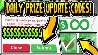 "ALL FREE ADOPT ME DAILY PRIZES UPDATE CODES 2019!!" ?Adopt Me!? DAILY PRIZES Update (Roblox)