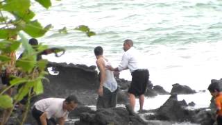 Ritual spiritual yang tertangkap kamera di Karang Hawu Palabuan Ratu Sukabumi