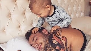 Cute Babies Kids Trying to wake up Daddies Compilation 2018