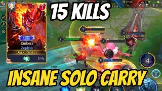 ZEPHYS NEW BUILD SOLO CARRY VS ALL CONQUEROR | AoV | 傳說對決 | RoV | Liên Quân Mobile | 펜타스톰
