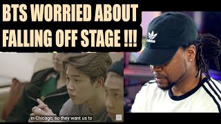 BTS worried about falling off small stage | BURN THE STAGE EP 5 | REACTION!!!