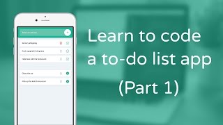 Learn to code a to-do list app in JavaScript - Part 1