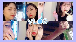[VLOG] 술먹방 브이로그?(ᴡɪᴛʜ_아성) | 인하대후문 | 술먹방 | 치즈닭발 | 치킨 |