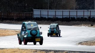 ミゼットⅡ追走（笑） 『第２回 GTCP 軽トラ＆箱バン走行会』 Midget II Chasing