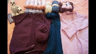 ТЕКУЩИЕ ПРОЦЕССЫ, КАРДИГАНЫ. ПЛАТЬЯ. ПЛАНЫ.