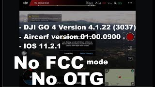 test long range DJI Spark No FCC mode No OTG