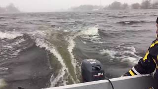 Волжанка 46 классик под мотором Ямаха 30 2хтактным