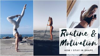 HOW I STAY IN SHAPE | Routine & Motivation | CAT MEFFAN